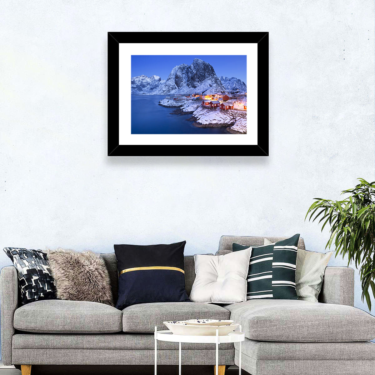 Lofoten in Winter Wall Art