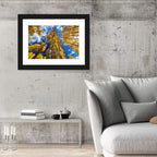 Golden Aspen Canopy View Wall Art
