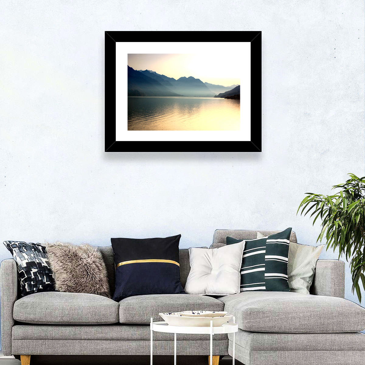Lake Brienz Sunset Wall Art