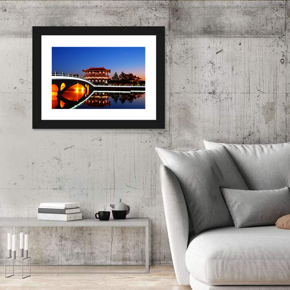 Tang Paradise Nightscape Wall Art