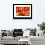 Vibrant Impasto Color Blocks Wall Art