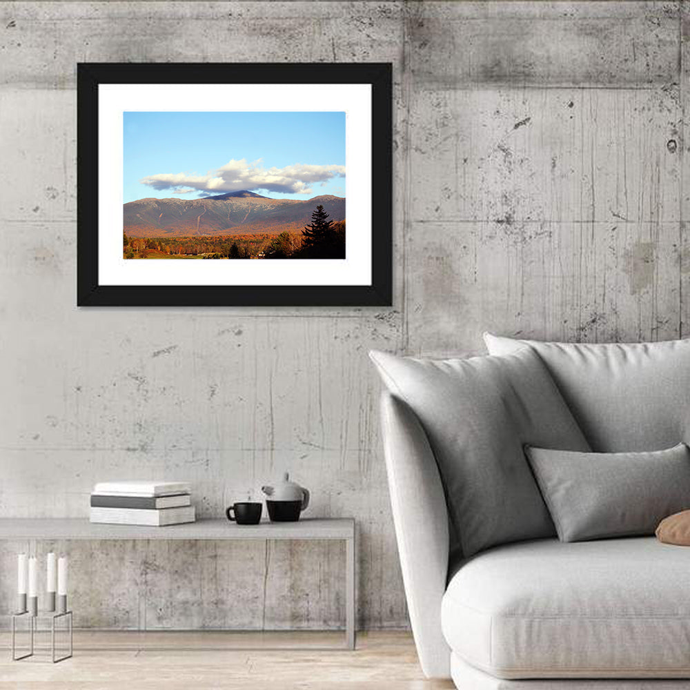 Mount Washington Wall Art in a room, landscape