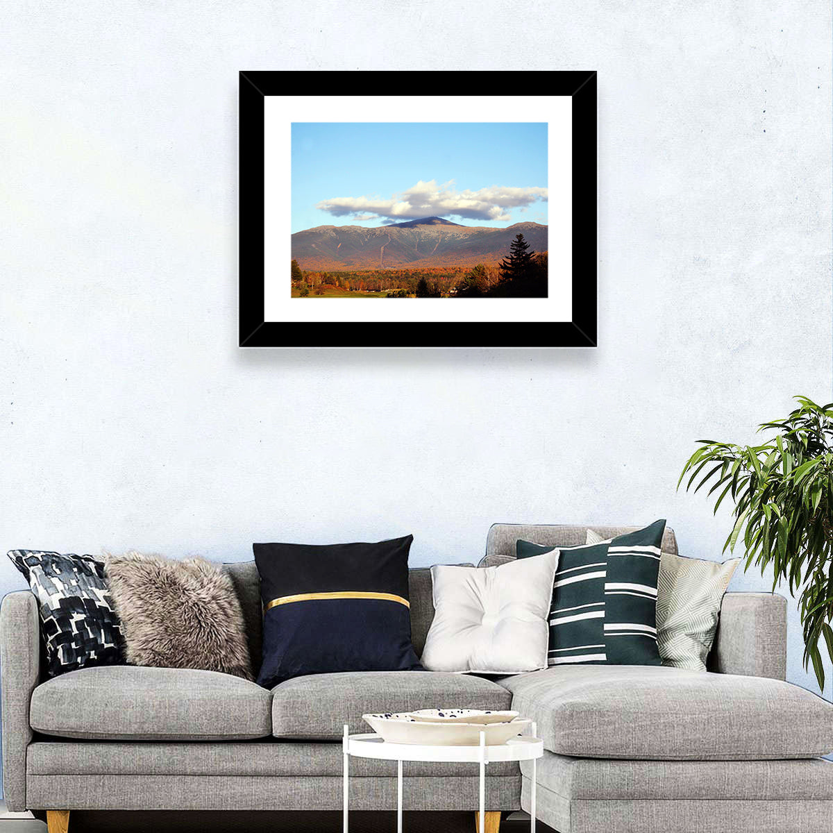 Mount Washington Wall Art in a room, landscape