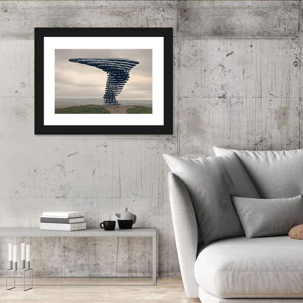Singing Ringing Tree on Grassy Hill Wall Art