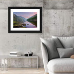 Glendalough Upper Lake at Dusk Wall Art