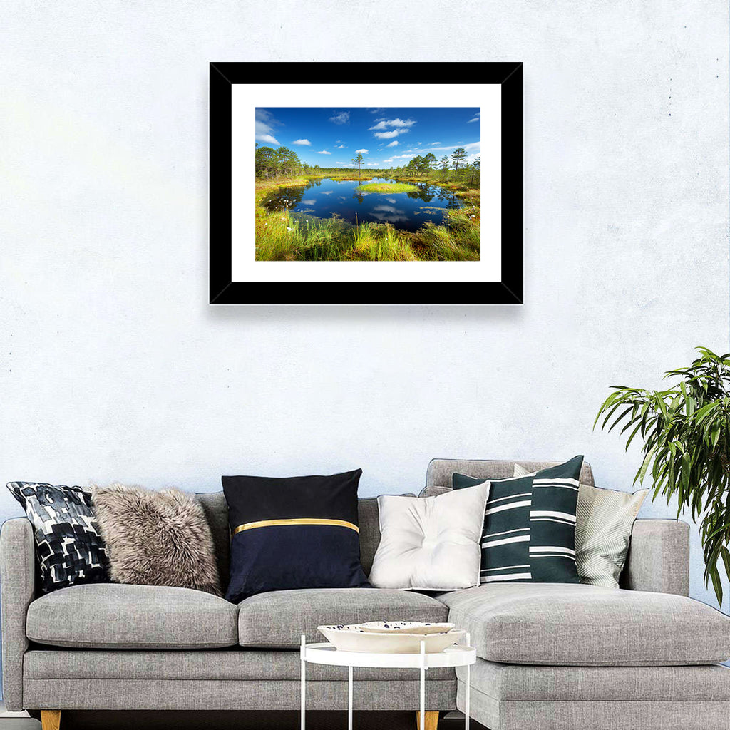 Viru Bogs Reflections Wall Art