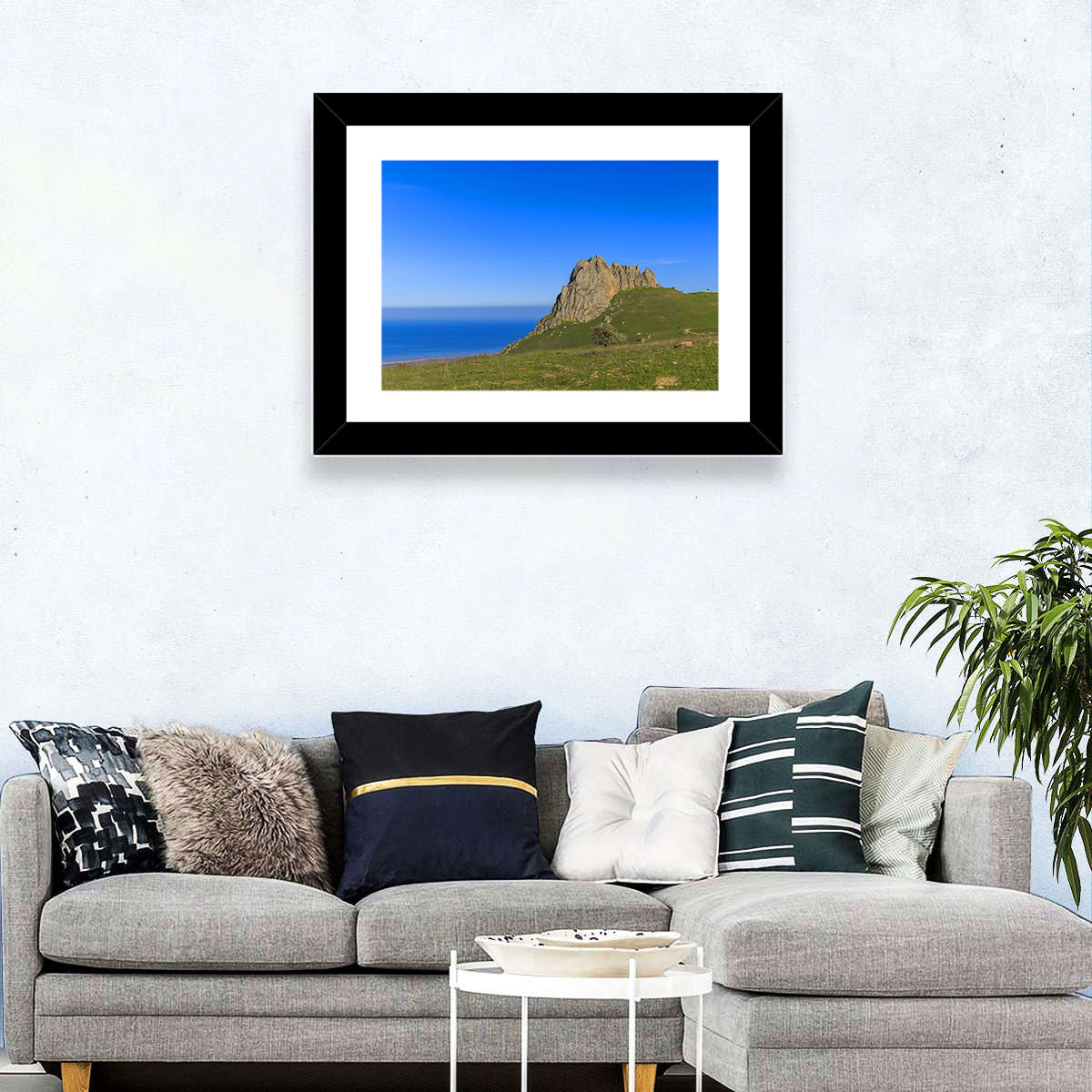 Beshbarmak Mountain Wall Art in a room, landscape