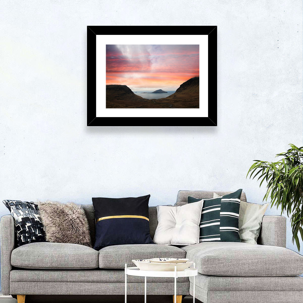 Klakkur Dusk Over Kalsoy Wall Art