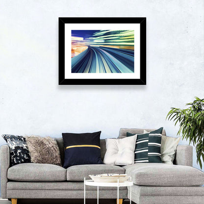 High Speed Track Wall Art