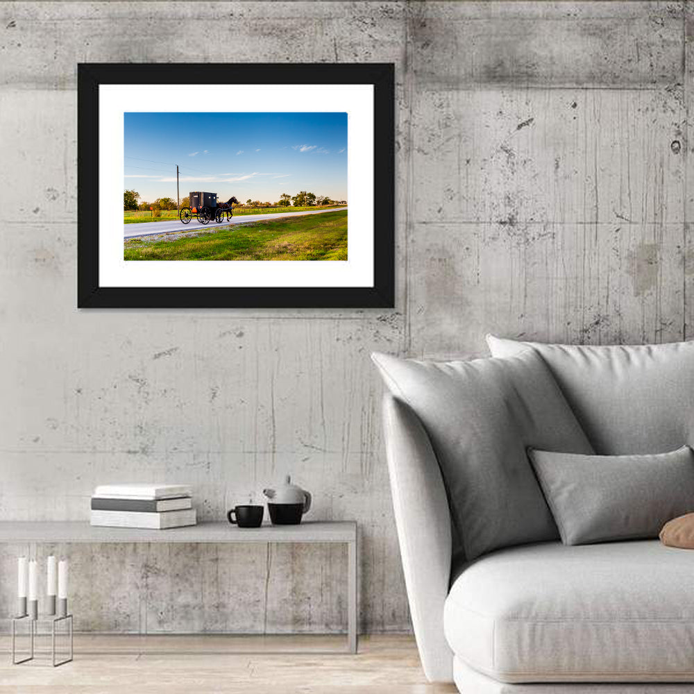 Amish Horse and Buggy, Oklahoma Wall Art