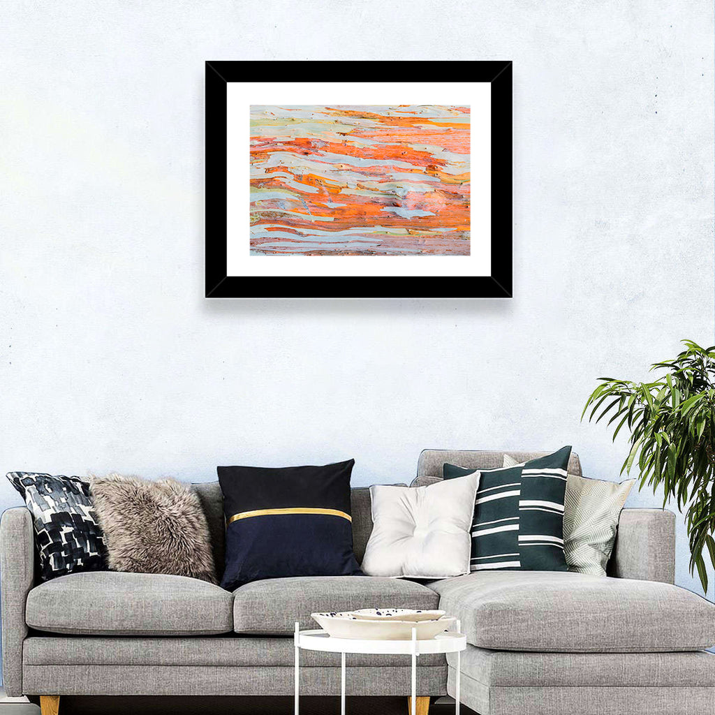Abstract Eucalyptus Bark Layers Wall Art
