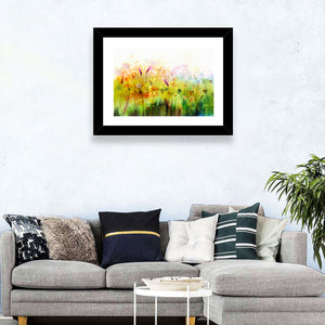 Watercolor Cosmos Flowers Wall Art