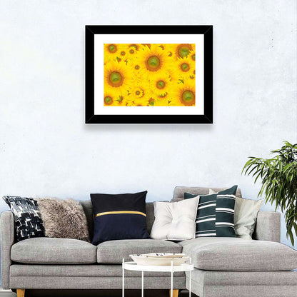 Yellow Sunflower Wall Art