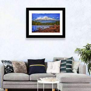Mount Shasta from Lake Siskiyou Wall Art