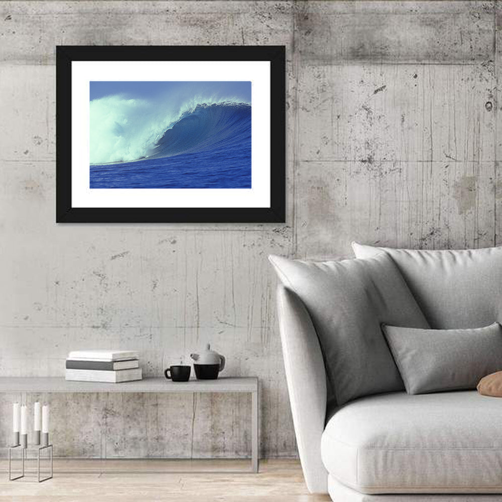 Blue Ocean Wave Wall Art