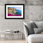 Manarola Cliffside Village Wall Art