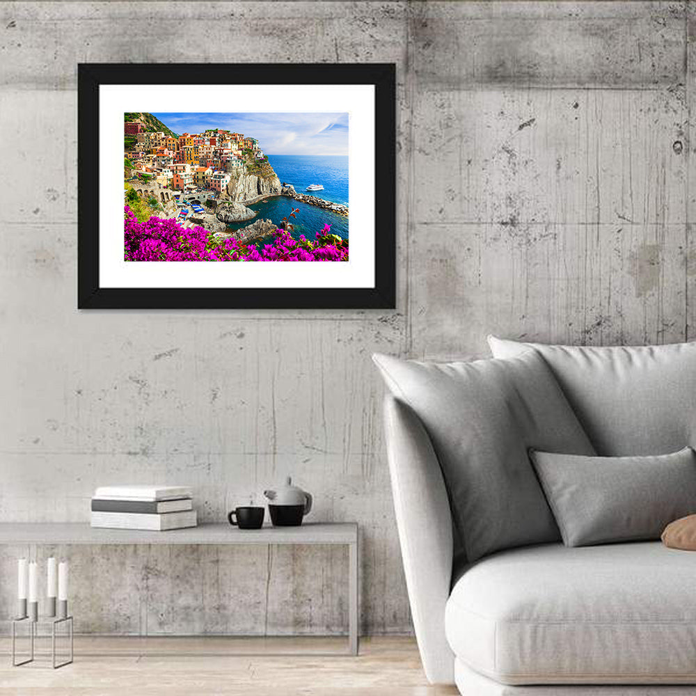 Manarola Cliffside Village Wall Art