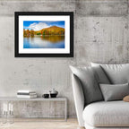 Yonah Mountain Lake View Wall Art