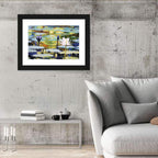 Impressionist Water Lilies Study Wall Art
