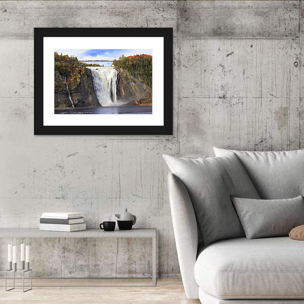 Montmorency Falls, Quebec Wall Art in a room, landscape