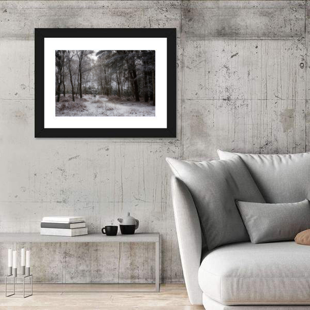New Forest Winter Path Wall Art
