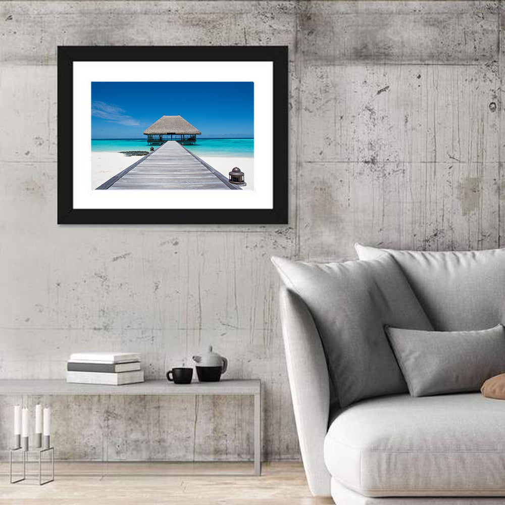 Maldives Tropical Beach Wall Art