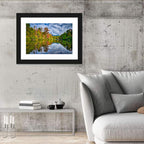 Lake Jocassee Autumn Reflection Wall Art
