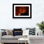 Haunted Supermoon Over Church Spire Wall Art