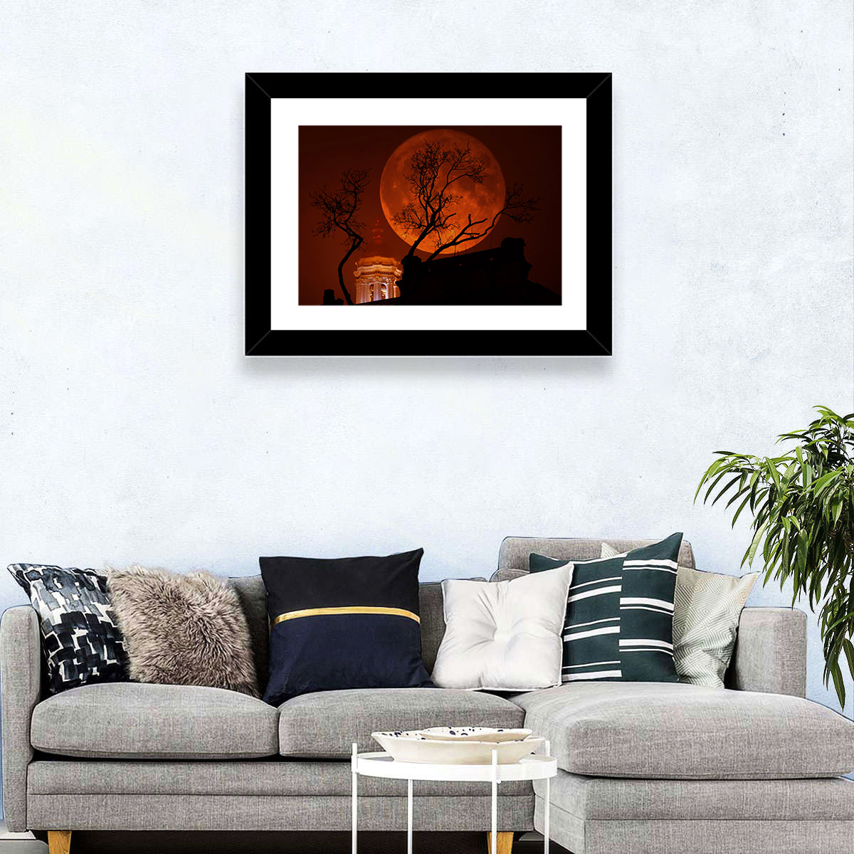 Haunted Supermoon Wall Art