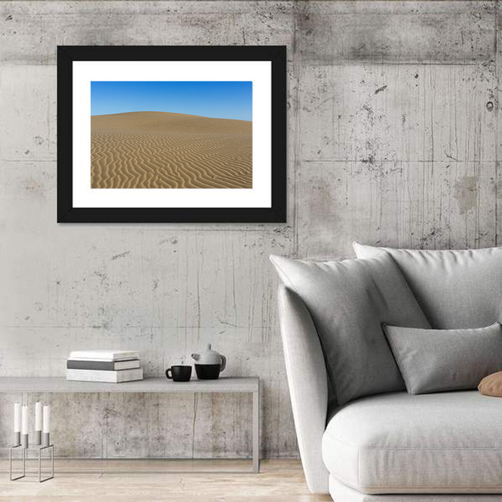 Namib Desert Rippled Sand Dunes Wall Art