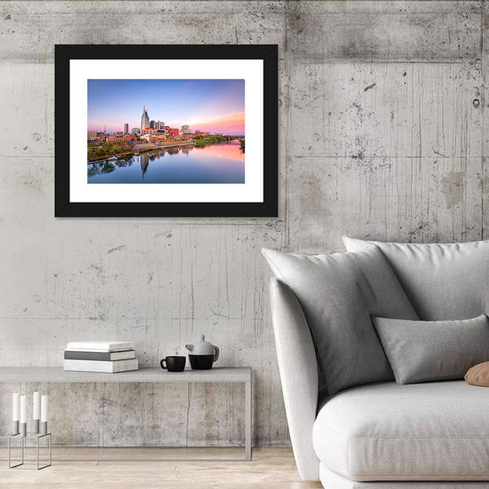 Nashville Skyline at Dusk Wall Art