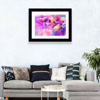 Abstract Tulip Garden Wall Art
