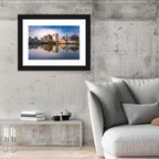 Newark Skyline Reflection Wall Art