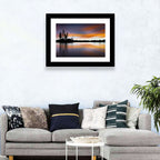 Lake Tahoe Golden Hour Reflection Wall Art