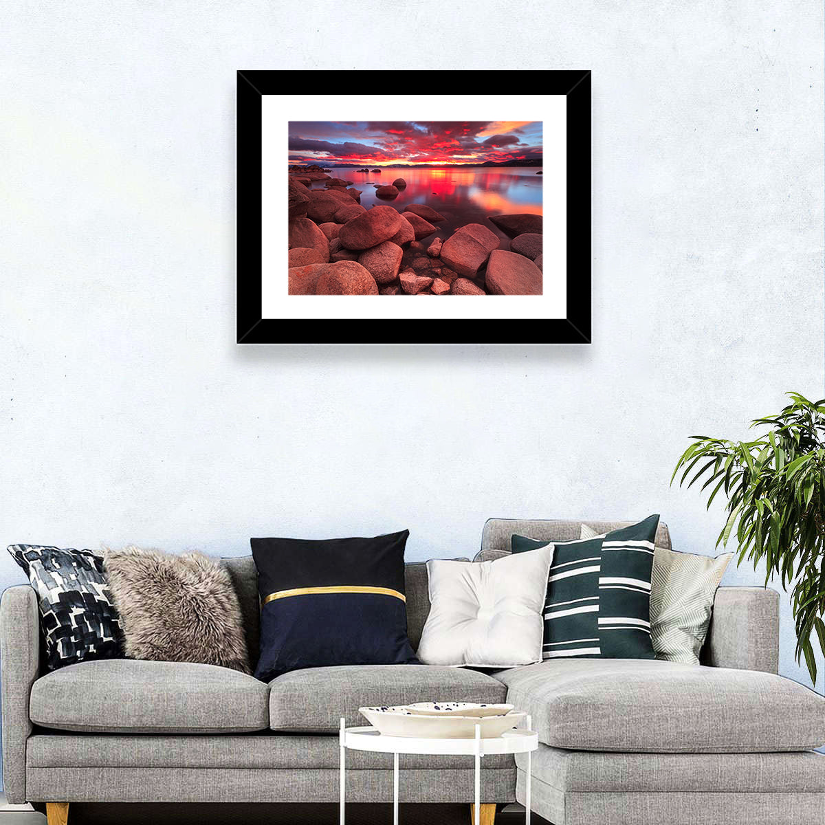 Lake Tahoe Sunset Wall Art