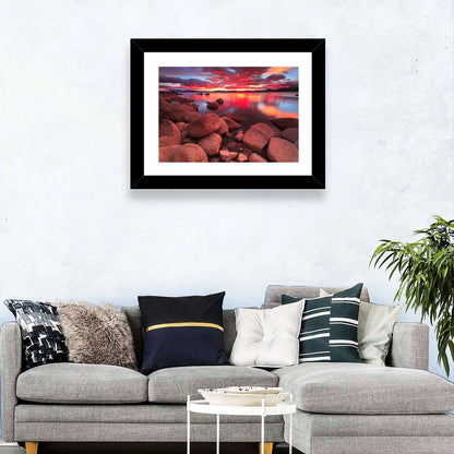 Lake Tahoe Sunset Wall Art