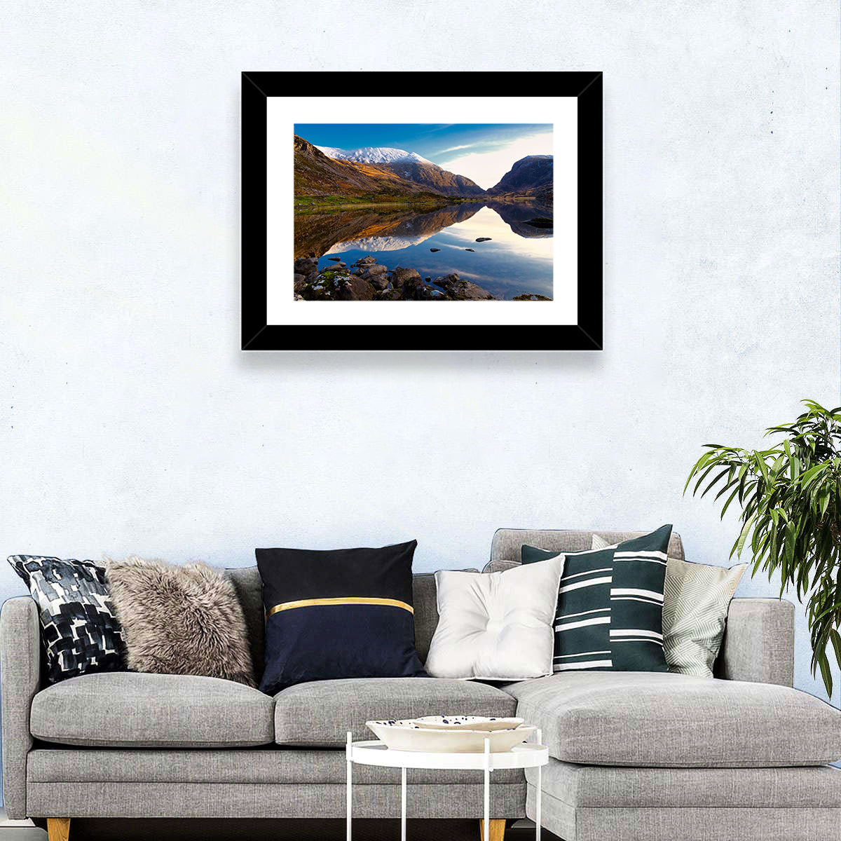 Auger Lake Morning Reflection Wall Art