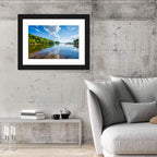 Lake Norman Dockside Reflection Wall Art