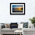 Lake Norman Sunset Reflection Wall Art