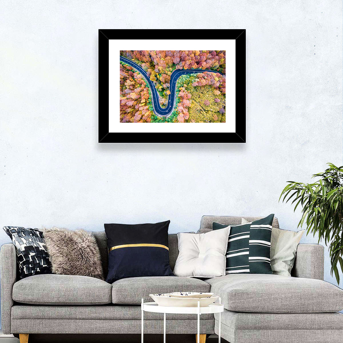 Winding Forest Road Wall Art