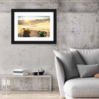 First Person Snowboard Sunrise Wall Art