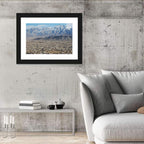 Kabul from Above with Snow-capped Mountains Wall Art