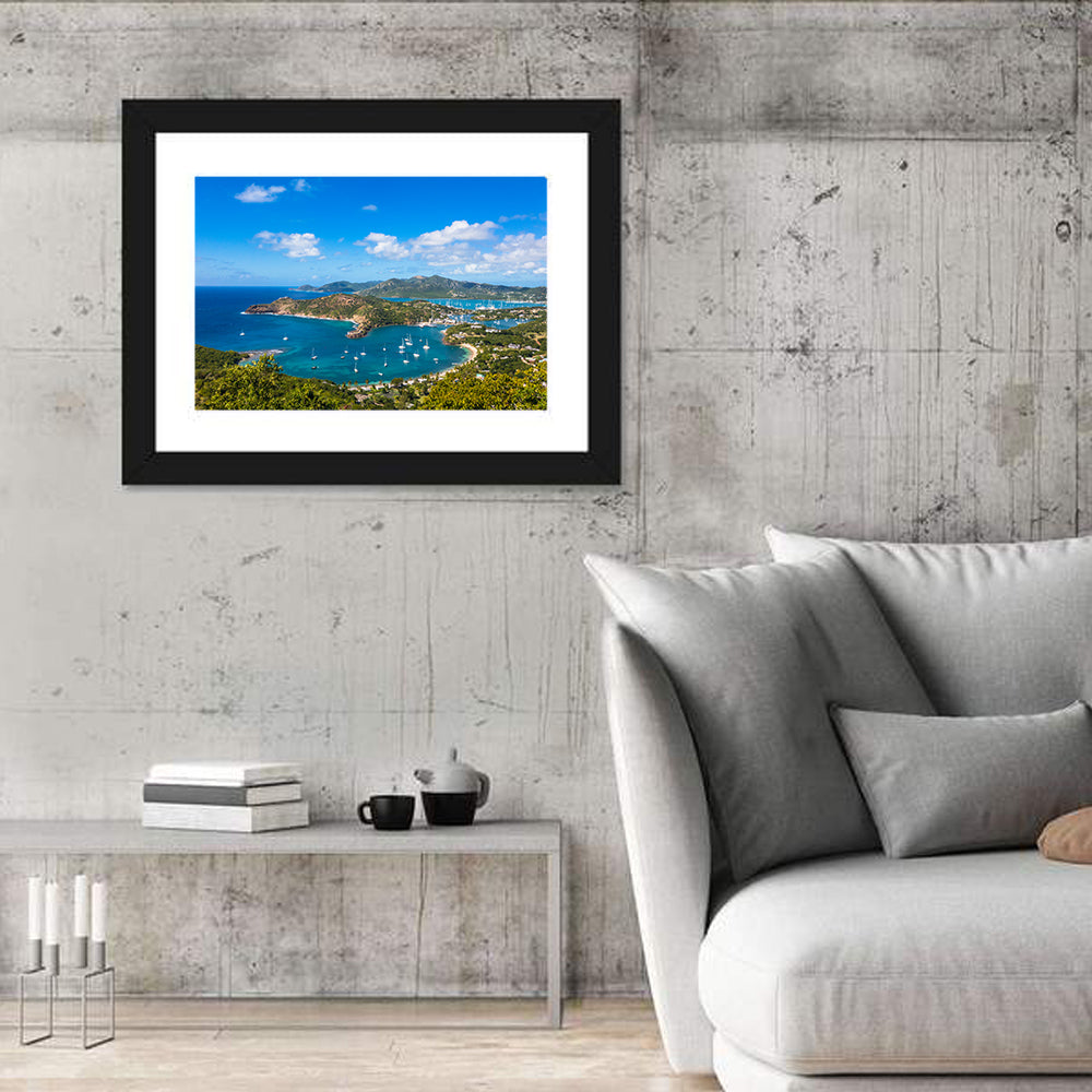 Shirley Heights Harbour View Wall Art