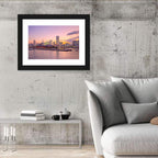 Yokohama Harbor Twilight Wall Art
