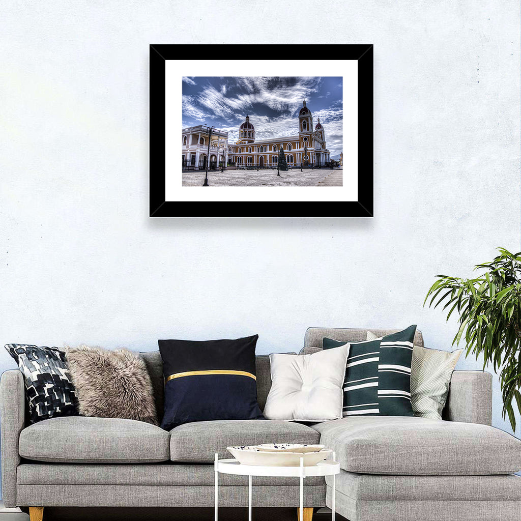 Cathedral of Granada Plaza Wall Art