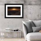Sunset Over Cloud Sea Wall Art