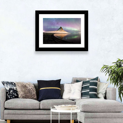 Kirkjufell & Milky Way Wall Art