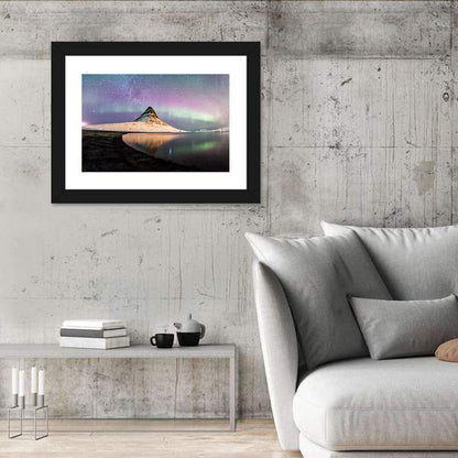 Kirkjufell & Milky Way Wall Art