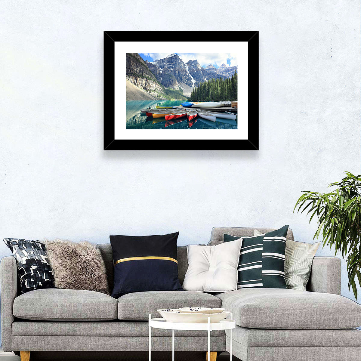 Moraine Lake Rocky Mountains Wall Art