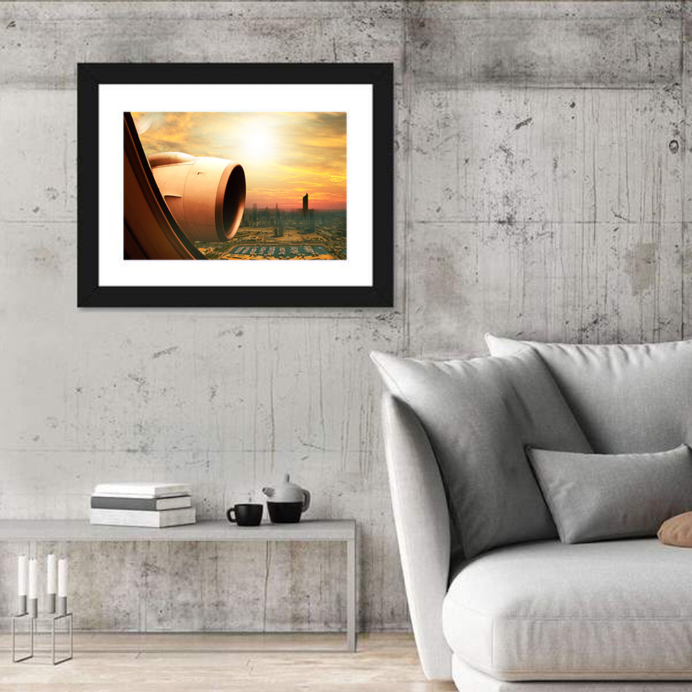 Kuwait City at Golden Hour Wall Art